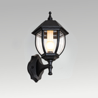 B-22 Star Black Wall Light