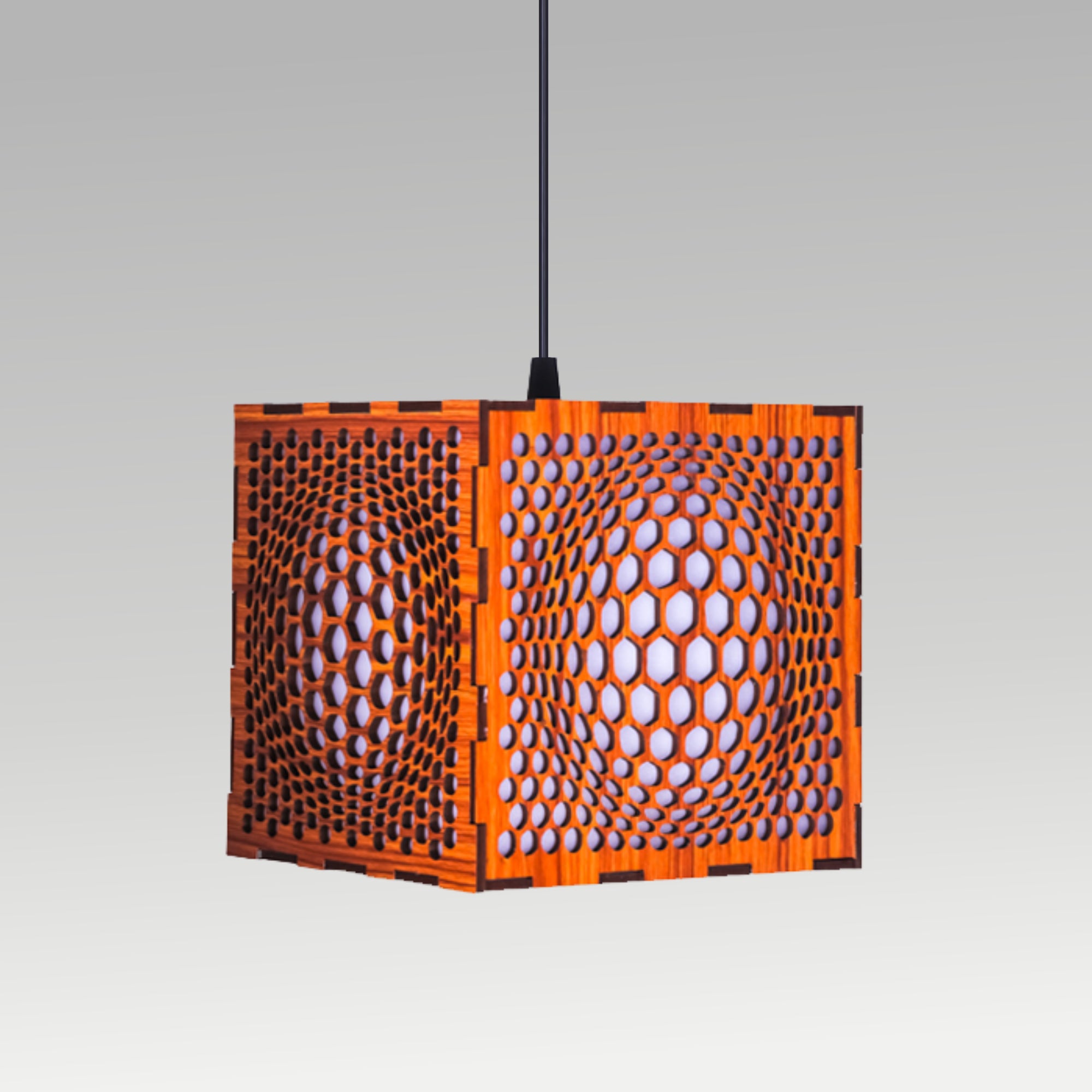 Cube Wooden Hanging
