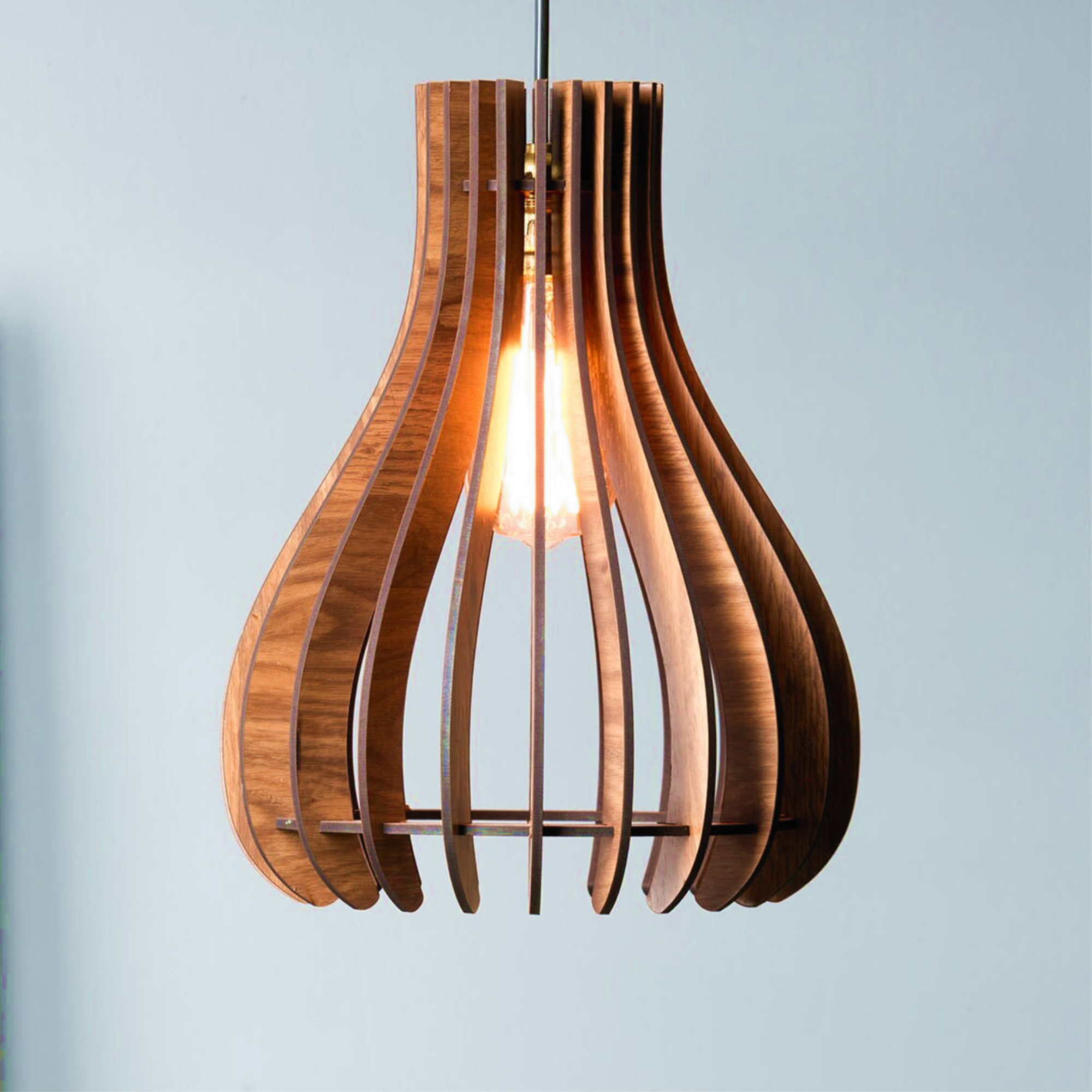 Conical Wooden Hanging