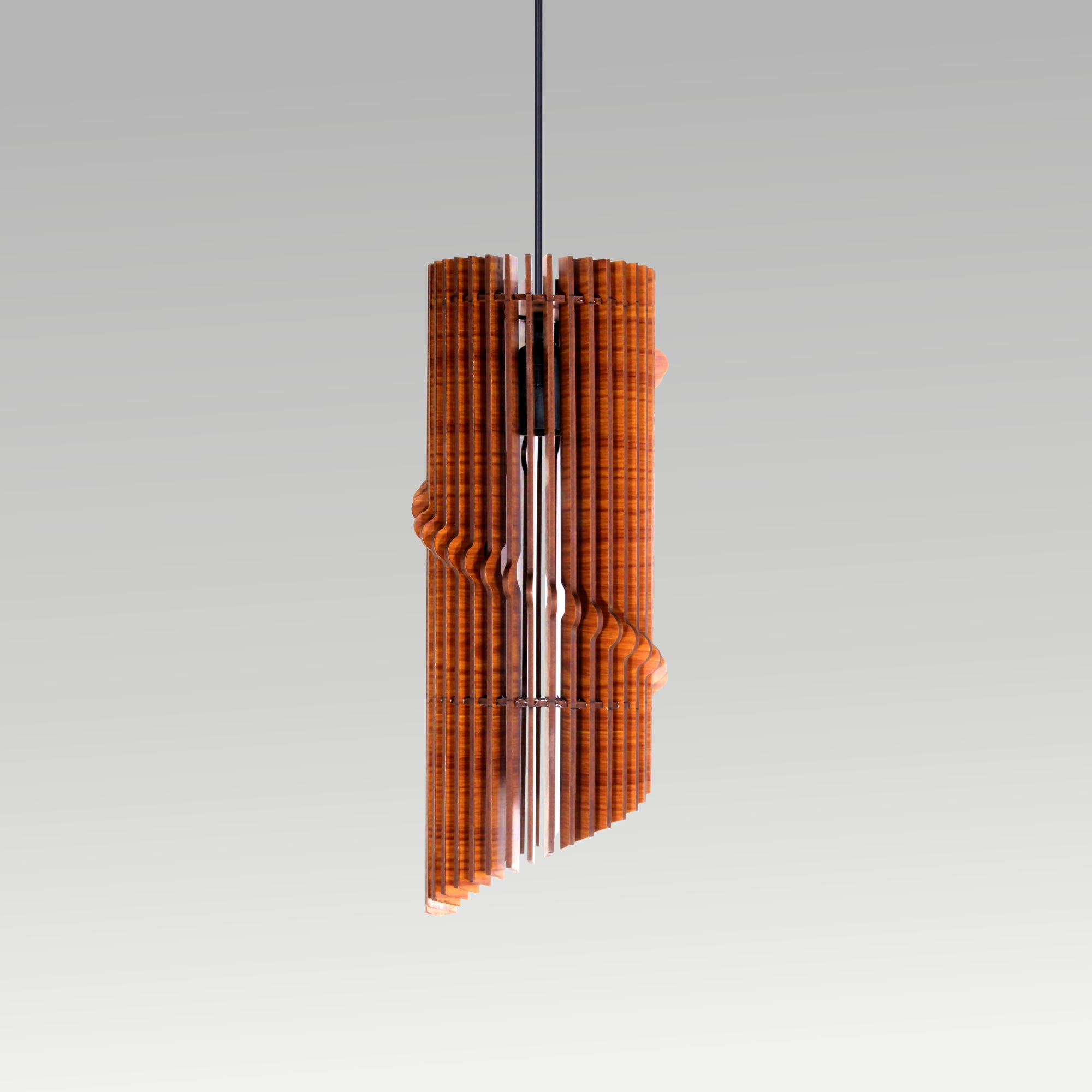 Spiral Wooden Light Hanging